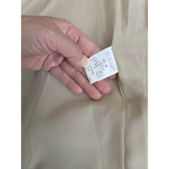 Rohi Restoration Korean Brand Lambskin Midi Jacket W/ Silk Lining Sz M. Caramel - Picture 7 of 9